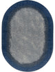 Urban Edges 10'9" X 13'2" Oval Area Rug, Color Marine