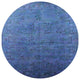 Ahgly Company Indoor Round Mid-Century Modern Area Rugs, 5' Round
