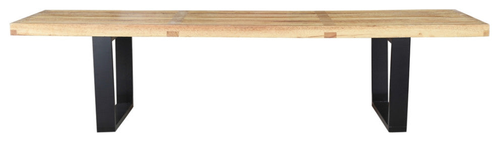 Modern Classics Wood Bench 72", Natural