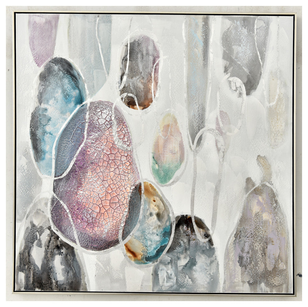 Contemporary Raindrops 1 Wall Dcor - Multicolor