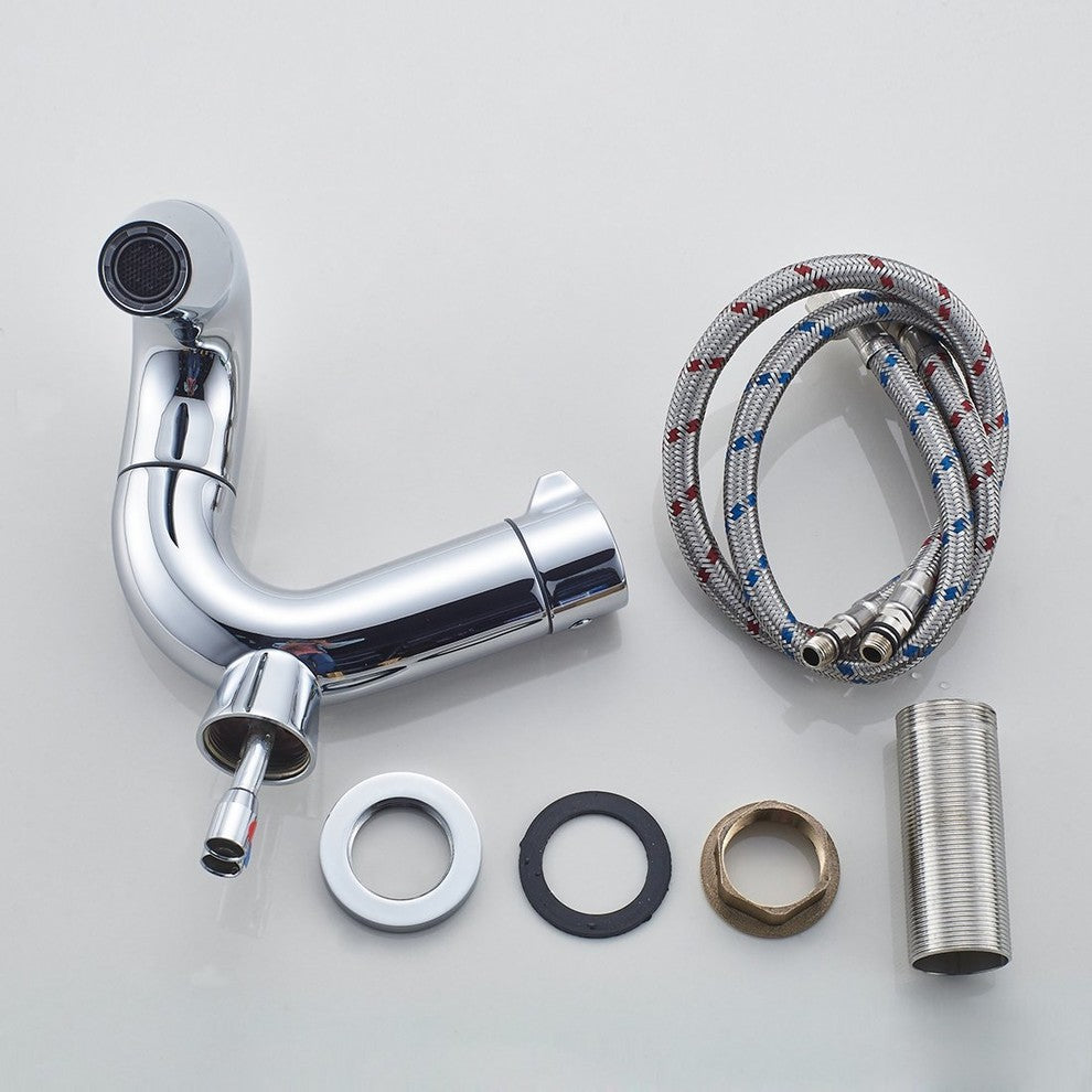 Sestos Deck Mounted Bathroom Sink Faucet