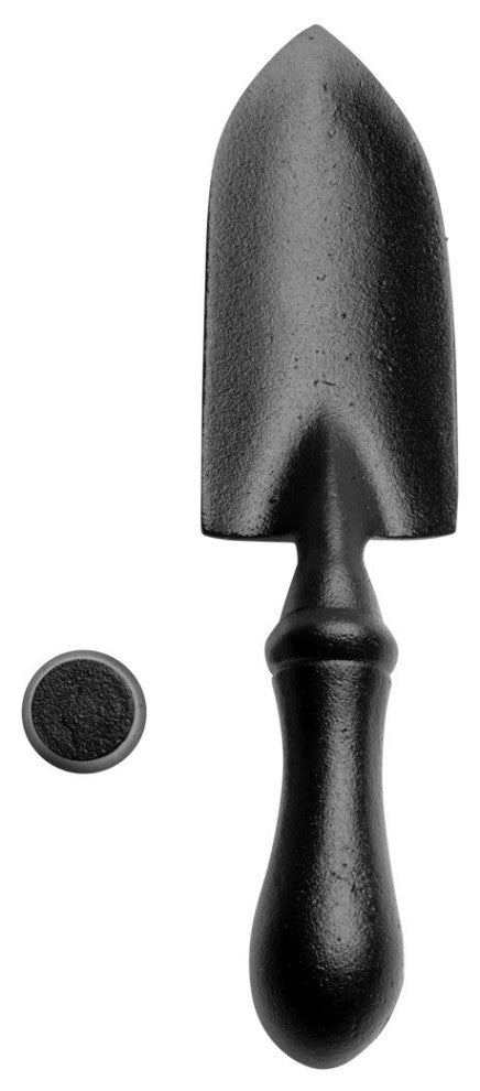 Door Knocker Black Cast Iron Trowel 7" H x 1 5/8" W |