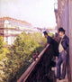 Gustave Caillebotte A Balcony - 20" x 25" Premium Canvas Print