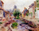 Pierre Auguste Renoir The Village Wall Decal