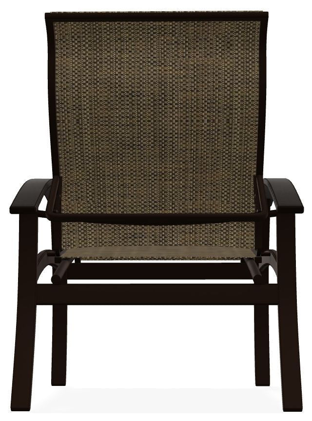 Belle Isle Sling Adjustable Outdoor Dining Chair, Beacon/Kona