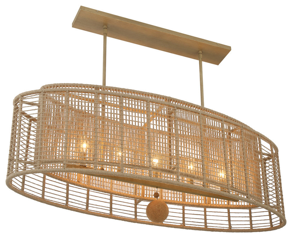 Crystorama Lighting Group JAY-A5007 Jayna 5 Light 42"W Taper - Burnished Silver