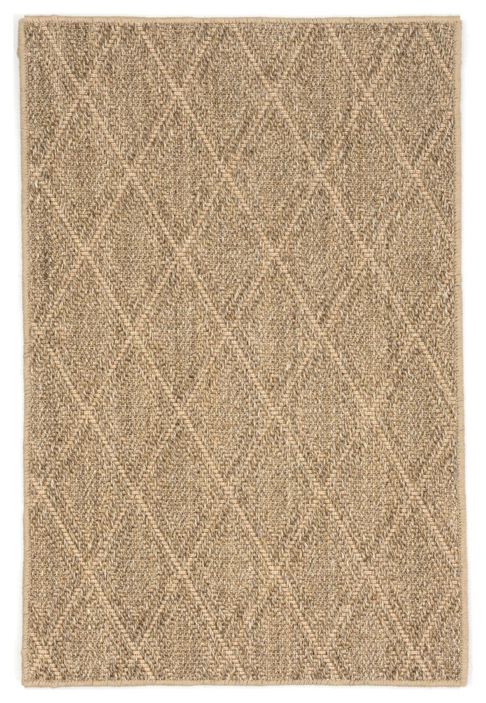 Dash & Albert Diamond Natural Woven Sisal Rug, Natural, 8' x 10'