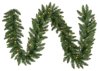 9' X 20" Camdon Garland 200Led Wmwht