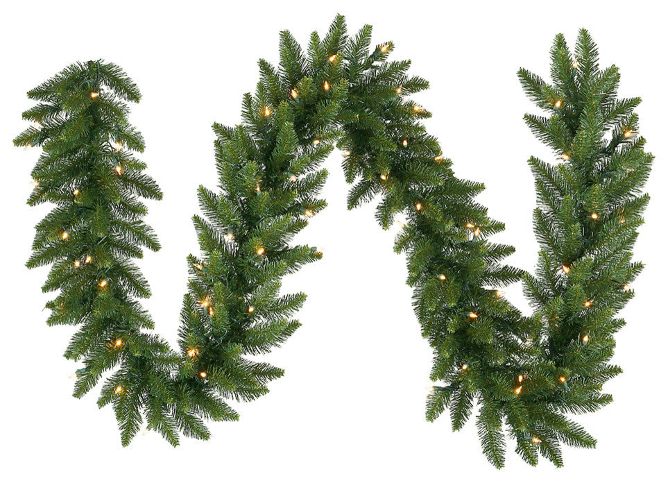 9' X 20" Camdon Garland 200Led Wmwht