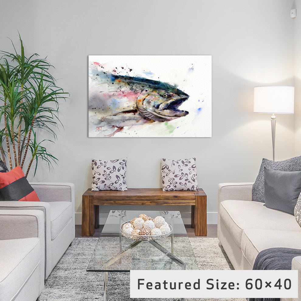 "Fish II" by Dean Crouser, 26x18x1.5