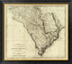 "State of South Carolina, 1796" Framed Canvas Giclee by John Reid, 34x31"