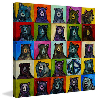 "Da Bears" Painting Print on Canvas by Tori Campisi
