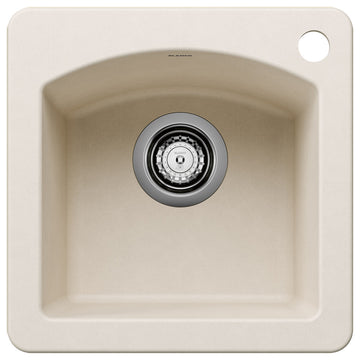 Blanco 440205 Diamond 15" Drop-In or Undermount Single Basin - Soft White