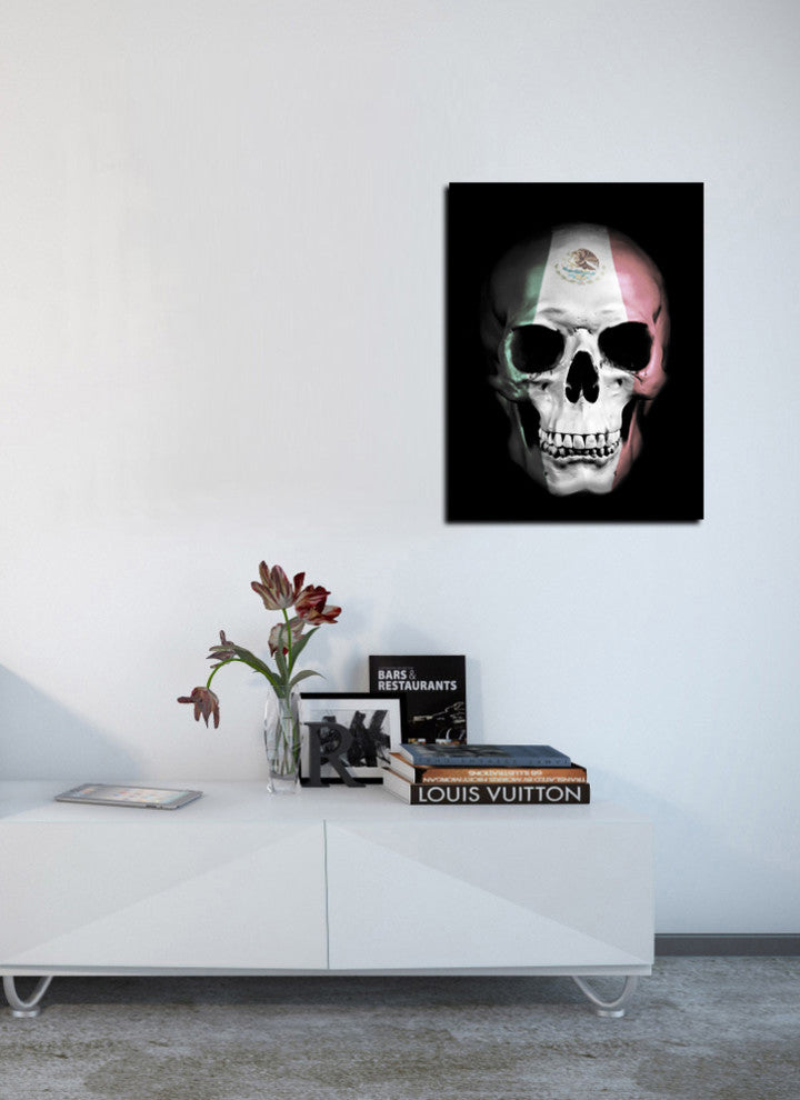 Cortesi Home "Mexican Skull" by Nicklas Gustafsson, Giclee Canvas Art, 26"x34"