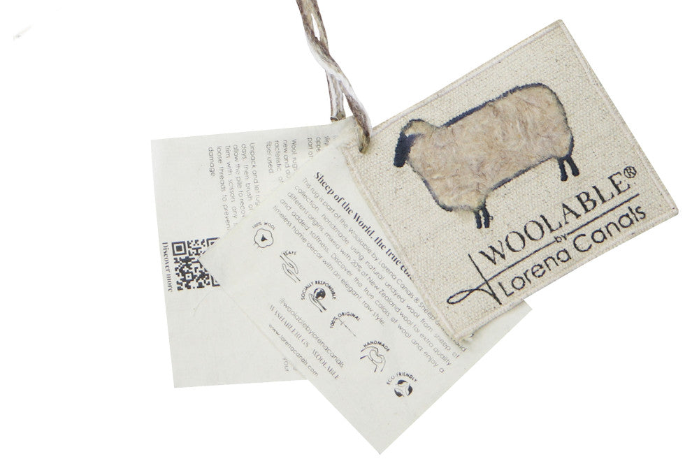 Woolable rug Woolly - Sheep Beige