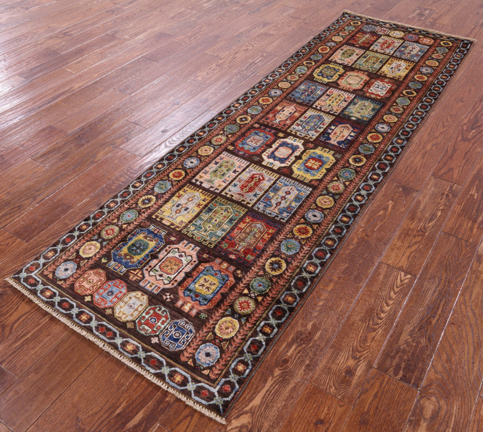 2' 8" X 8' 4" Runner Persian Hand-Knotted Wool Rug - Q12169