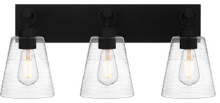 Quoizel DAC8624 Dacosta 3 Light 24"W Bathroom Vanity Light - Earth Black