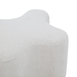 Safavieh Couture Jacqualessa Chenille Bench, Creme