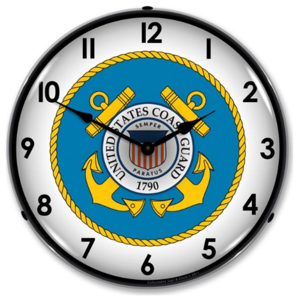 1302419 US Coast Guard Clock