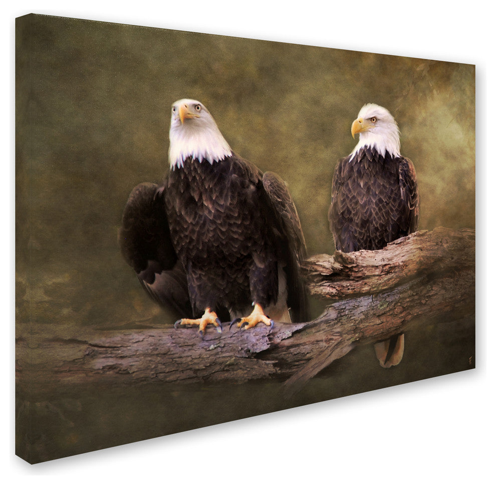 Jai Johnson 'Mates Bald Eagle Pair' Canvas Art, 24 x 18
