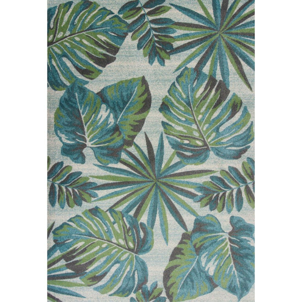 KAS Stella 6253 Teal/Green Nassau Area Rug, 7'10"x10'10"