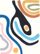 30x40 Colorful Lines II, Unframed Artwork