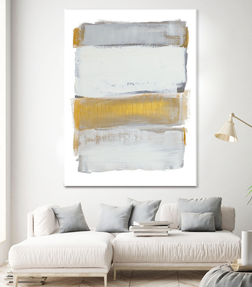 Shades of Golden Gray - 72 x 54 by Lanie Loreth