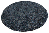 Gems Contemporary Area Rug, Gray, 7'9" Round