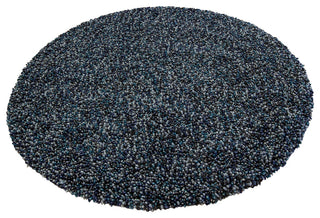 Gems Contemporary Area Rug, Gray, 7'9" Round