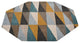 HAND TUFTED WOOL ECO-FRIENDLY AREA RUGS, Multicolor Color, Geometric Design