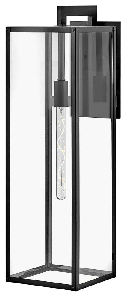 Hinkley Max Large Wall Mount Lantern, Black