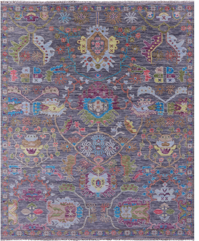 Hand-Knotted Persian Fine Serapi Wool Rug 8' 1" X 10' 0" - Q15856