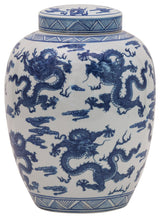 Dragon Navy Jar