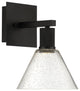 Access Port Nine 1-Light Martini LED Wall Sconce Matte Black