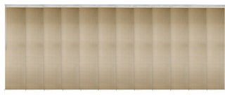 Raisa 12-Panel Track Extendable Vertical Blinds 140-260"W