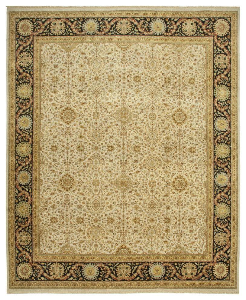 Rug N Carpet - Hand-Knotted Oriental 12' 2" x 14' 10" Large Oushak Area Rug