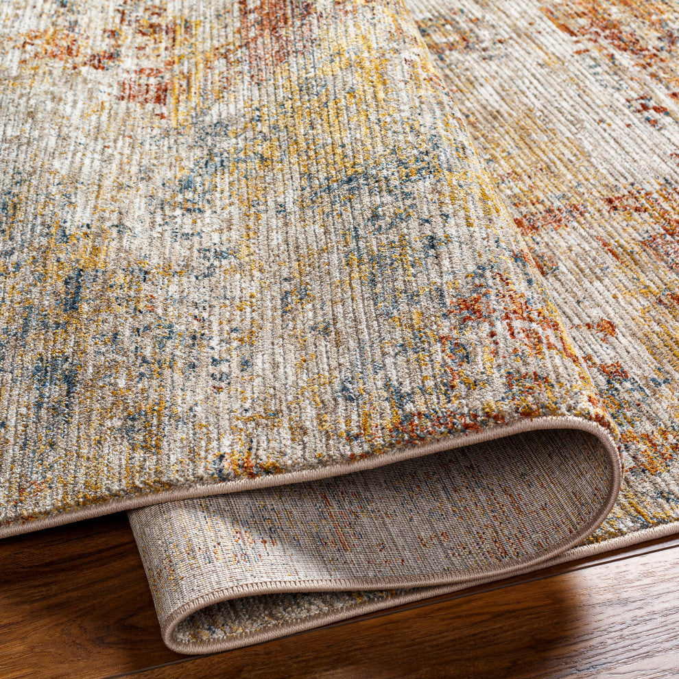 Naila IAL-2310 Red Multi Machine Woven 7'10" x 10'3" Rug