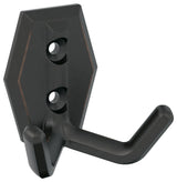 Amerock H37008 Benton Double Robe Hook - Oil Rubbed Bronze