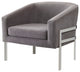 Significantly Contemporary Accent Chair, Gray