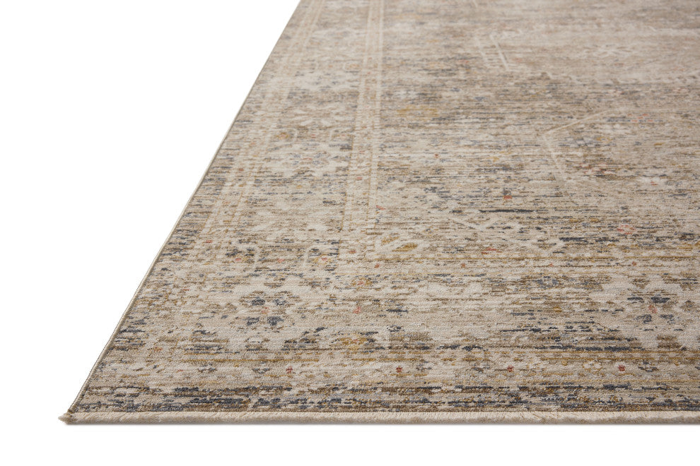 Chris Loves Julia x Loloi Ida Taupe / Multi 3''-6" x 5''-6" Accent Rug