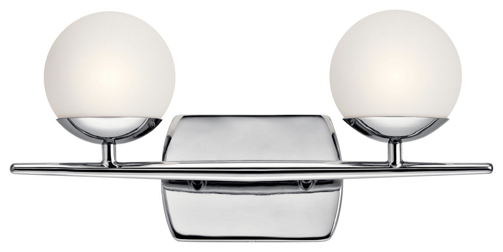 Bath 2-Light Halogen, Chrome