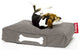 Fatboy Stonewashed Denim Modern Dog Bed, Taupe, Small