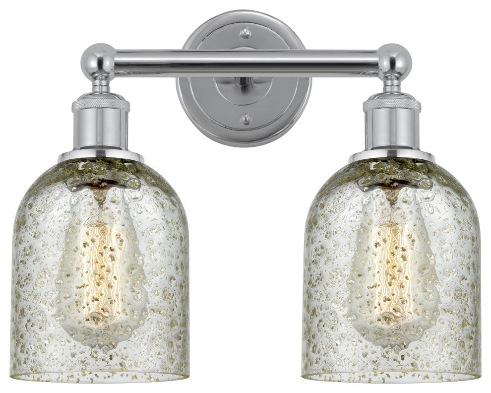 Innovations 616-2W-PC-G259 Caledonia 2 Light Bath Vanity Light, Polished Chrome