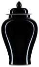 Imperial Black Medium Temple Jar