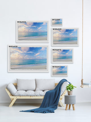 "Just Keep Swimming" Framed Painting Print, 12x8