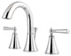 Saxton 2-Handle 8" Widespread Bathroom Faucet, Polished Chrome
