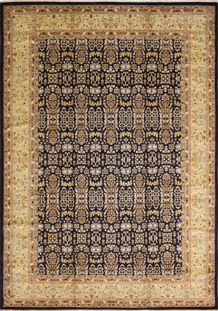 Peshawar Jadyra Blue/Gold Rug, 9'9x13'7"