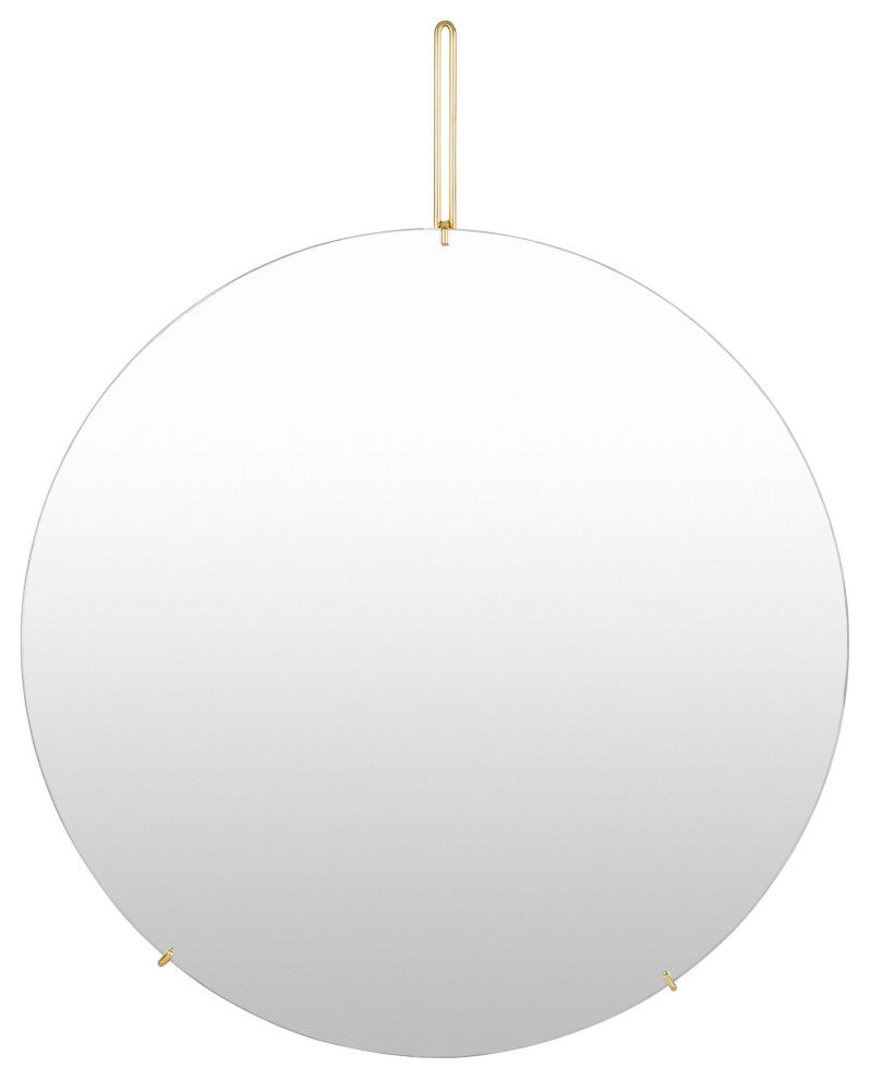 Surya Lunar Mirror 39"H X 32"W X 0.3"D