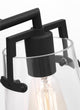 Crofton 2 Light Bath, Midnight Black