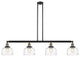 INNOVATIONS 214-BAB-G713 4-Light Island Light Black Antique Brass